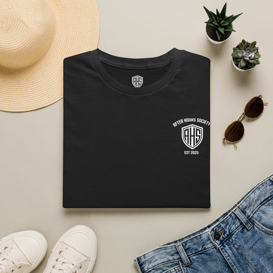 Retro Shield Logo T-Shirt — Est. 2025 Minimal Chest Emblem