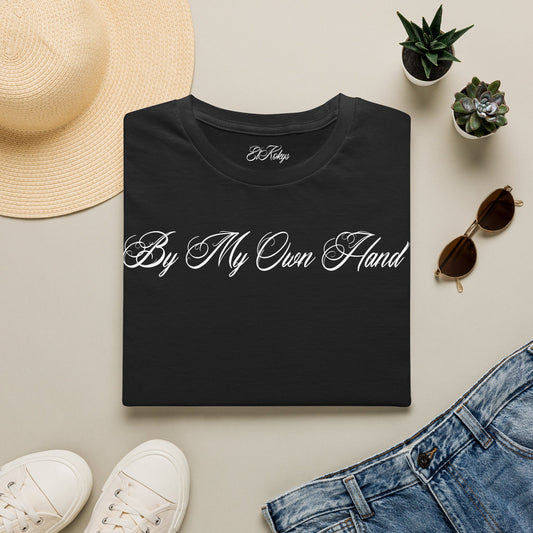 "By My Own Hand" Script Graphic Tee