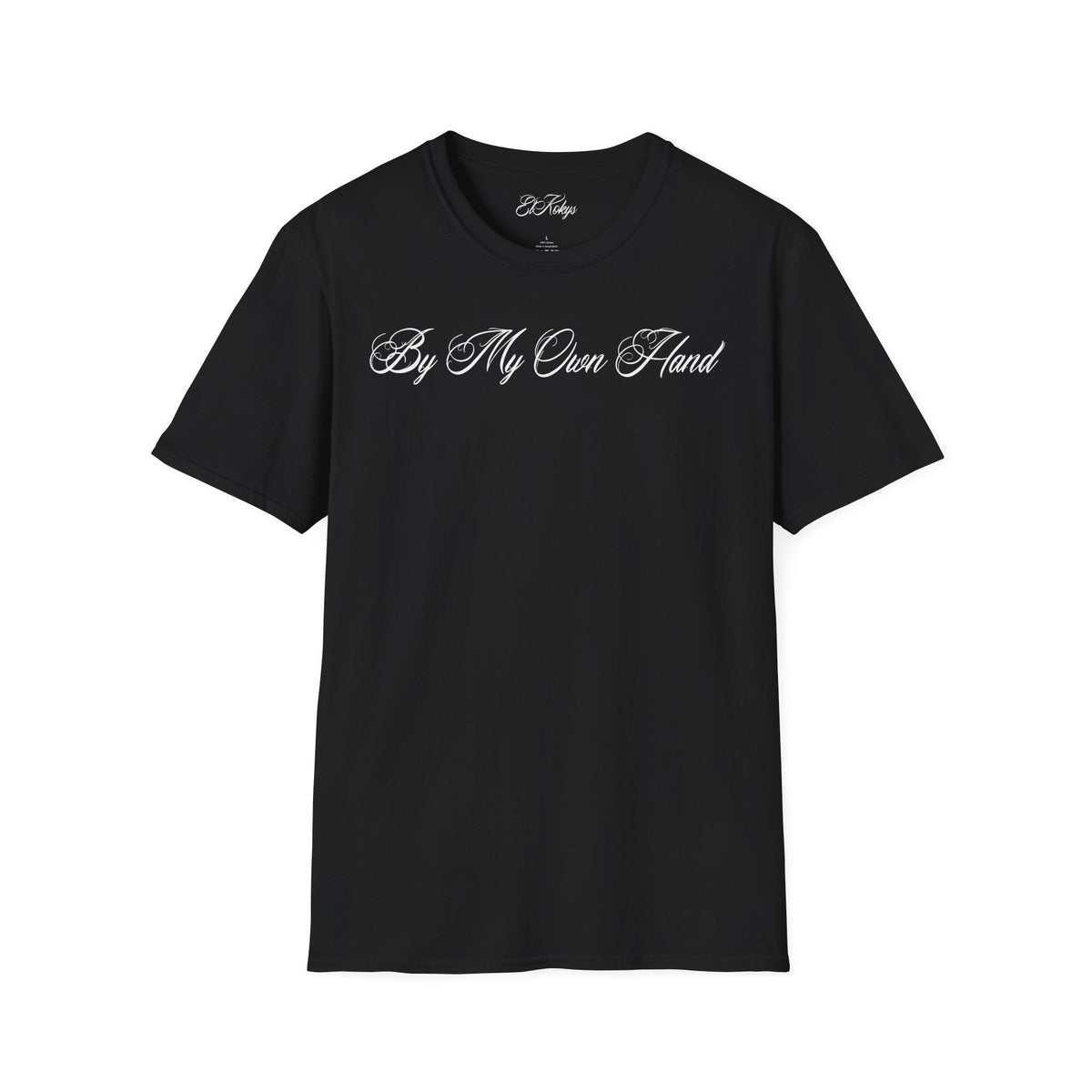 "By My Own Hand" Script Graphic Tee