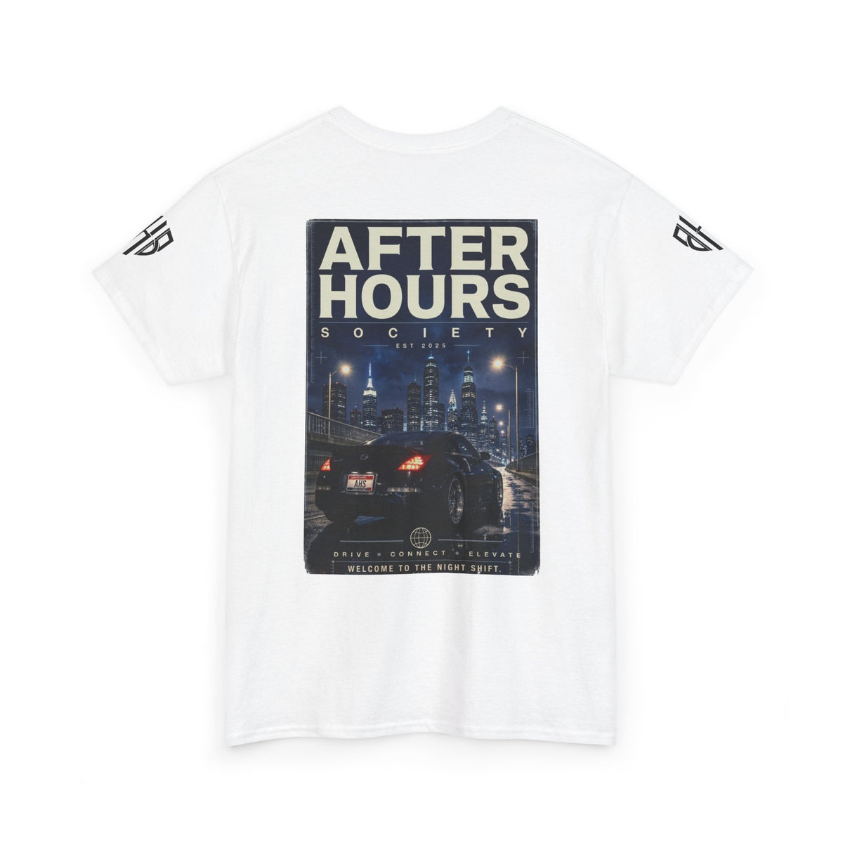 After Hours Society Tee — Night City Retro Car Graphic T-Shirt
