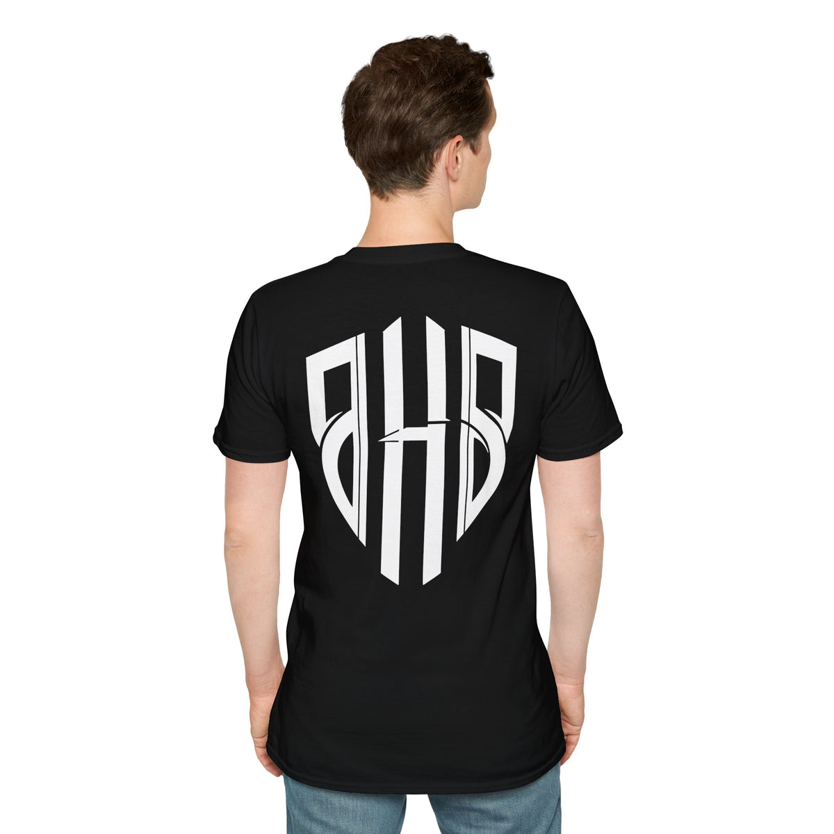 Retro Shield Logo T-Shirt — Est. 2025 Minimal Chest Emblem