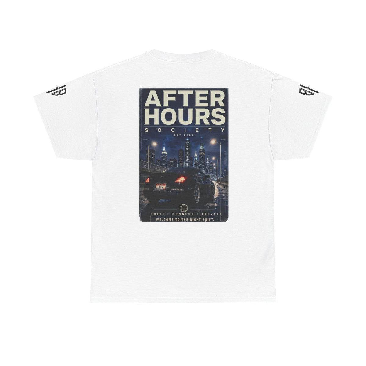 After Hours Society Tee — Night City Retro Car Graphic T-Shirt