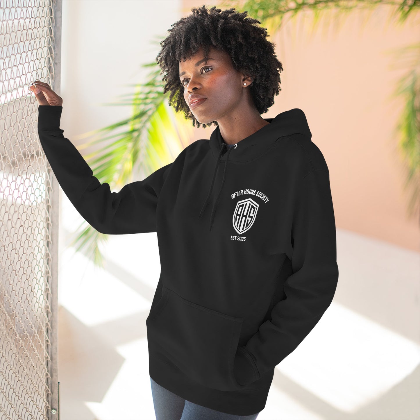 Hoodie - Athletic Shield Logo Fleece Pullover (AHS Monogram)